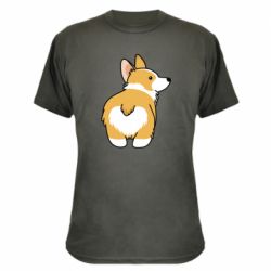 Камуфляжна футболка Corgi back - PrintSalon