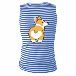 Майка-тільняшка Corgi back - PrintSalon