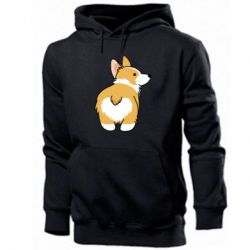 Чоловіче худі Corgi back - PrintSalon