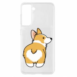 Чохол для Samsung S21 Corgi back - PrintSalon