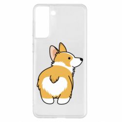 Чохол для Samsung S21+ Corgi back - PrintSalon