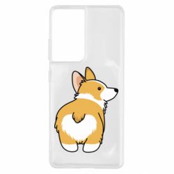 Чохол для Samsung S21 Ultra Corgi back - PrintSalon