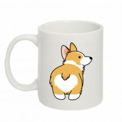 Чашка 320ml Corgi back