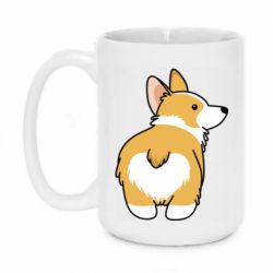 Чашка 420ml Corgi back