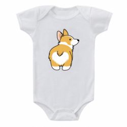 Дитячий бодік Corgi back - PrintSalon