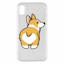 Чохол для iPhone X/Xs Corgi back - PrintSalon