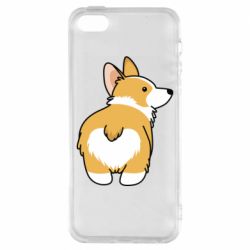 Чохол для iphone 5/5S/SE Corgi back - PrintSalon