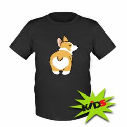 Дитяча футболка Corgi back - PrintSalon