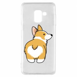 Чохол для Samsung A8 2018 Corgi back - PrintSalon