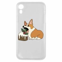Чохол для iPhone XR Corgi loves winter holidays - PrintSalon