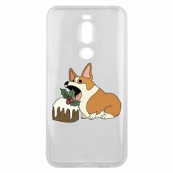 Чохол для Meizu X8 Corgi loves winter holidays - PrintSalon