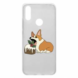 Чохол для Xiaomi Redmi 7 Corgi loves winter holidays - PrintSalon