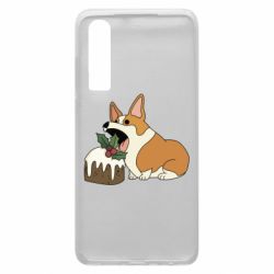Чохол для Huawei P30 Corgi loves winter holidays - PrintSalon
