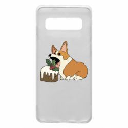 Чохол для Samsung S10 Corgi loves winter holidays - PrintSalon
