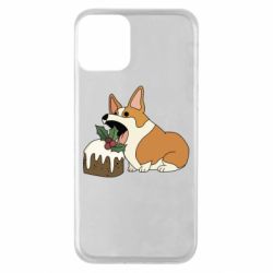 Чохол для iPhone 11 Corgi loves winter holidays - PrintSalon