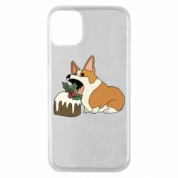 Чохол для iPhone 11 Pro Corgi loves winter holidays - PrintSalon