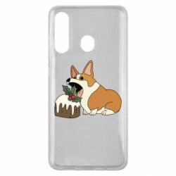 Чохол для Samsung M40 Corgi loves winter holidays - PrintSalon