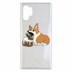 Чохол для Samsung Note 10 Plus Corgi loves winter holidays - PrintSalon