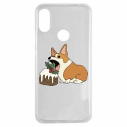 Чохол для Xiaomi Redmi Note 7 Corgi loves winter holidays