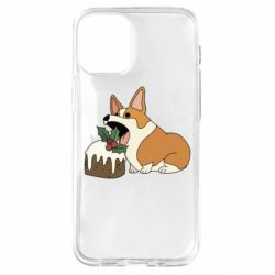 Чохол для iPhone 12 mini Corgi loves winter holidays - PrintSalon