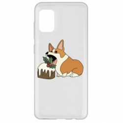 Чохол для Samsung A31 Corgi loves winter holidays - PrintSalon