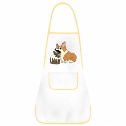 Фартух Corgi loves winter holidays - PrintSalon
