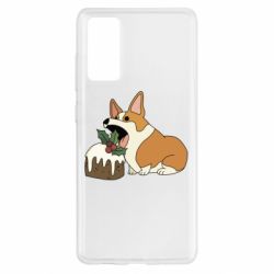 Чохол для Samsung S20 FE Corgi loves winter holidays - PrintSalon