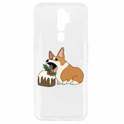 Чохол для Oppo A5/A9 2020 Corgi loves winter holidays