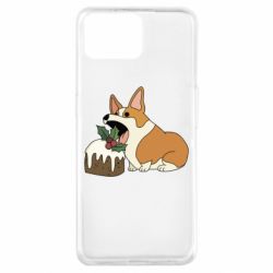 Чохол для Oppo A73Corgi loves winter holidays - PrintSalon