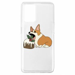 Чохол для Oppo A74 4G Corgi loves winter holidays - PrintSalon