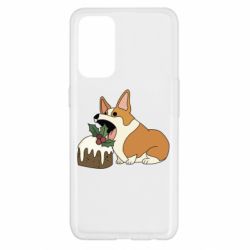 Чохол для Oppo Reno 5 4G Corgi loves winter holidays - PrintSalon