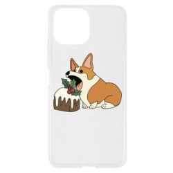 Чохол для Xiaomi Mi11 Lite Corgi loves winter holidays - PrintSalon
