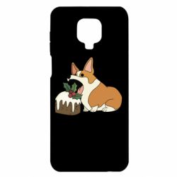 Чохол для Xiaomi Redmi Note 9S / 9Pro / 9Pro Max Corgi loves winter holidays - PrintSalon