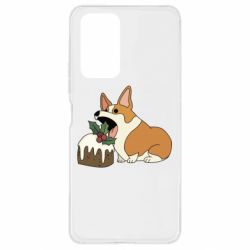 Чохол для Xiaomi Redmi Note 10 Pro Corgi loves winter holidays
