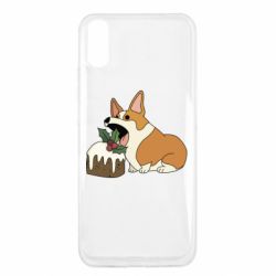 Чохол для Xiaomi Redmi 9a Corgi loves winter holidays - PrintSalon