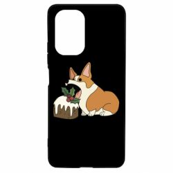 Чохол для Xiaomi Poco F3/K40 Corgi loves winter holidays - PrintSalon