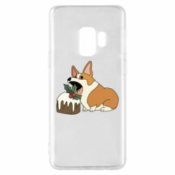 Чохол для Samsung S9 Corgi loves winter holidays - PrintSalon