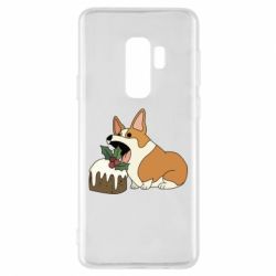 Чохол для Samsung S9+ Corgi loves winter holidays - PrintSalon