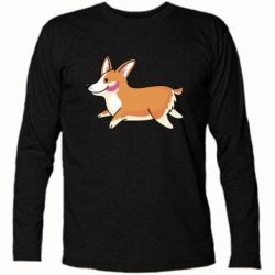 Футболка с длинным рукавом Corgi - PrintSalon
