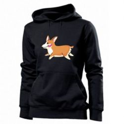 Женское худи Corgi - PrintSalon