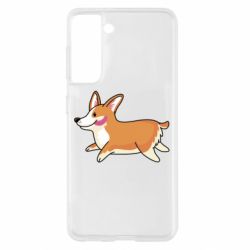 Чехол для Samsung S21 Corgi - PrintSalon