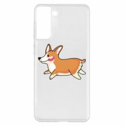 Чехол для Samsung S21+ Corgi