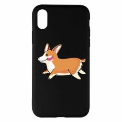 Чехол для iPhone X/Xs Corgi - PrintSalon