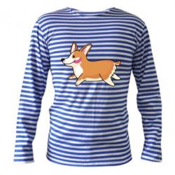 Тельняшка с длинным рукавом Corgi - PrintSalon