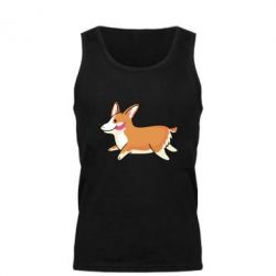 Мужская майка Corgi - PrintSalon