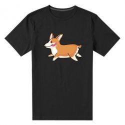 Мужская футболка премиум Corgi - PrintSalon