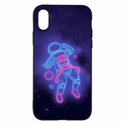 Чохол для iPhone X/Xs Cosmonaut neon - PrintSalon