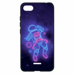 Чохол для Xiaomi Redmi 6A Cosmonaut neon - PrintSalon