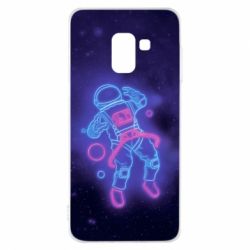 Чохол для Samsung A8 2018 Cosmonaut neon - PrintSalon