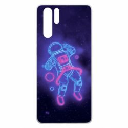 Чохол для Huawei P30 Pro Cosmonaut neon - PrintSalon